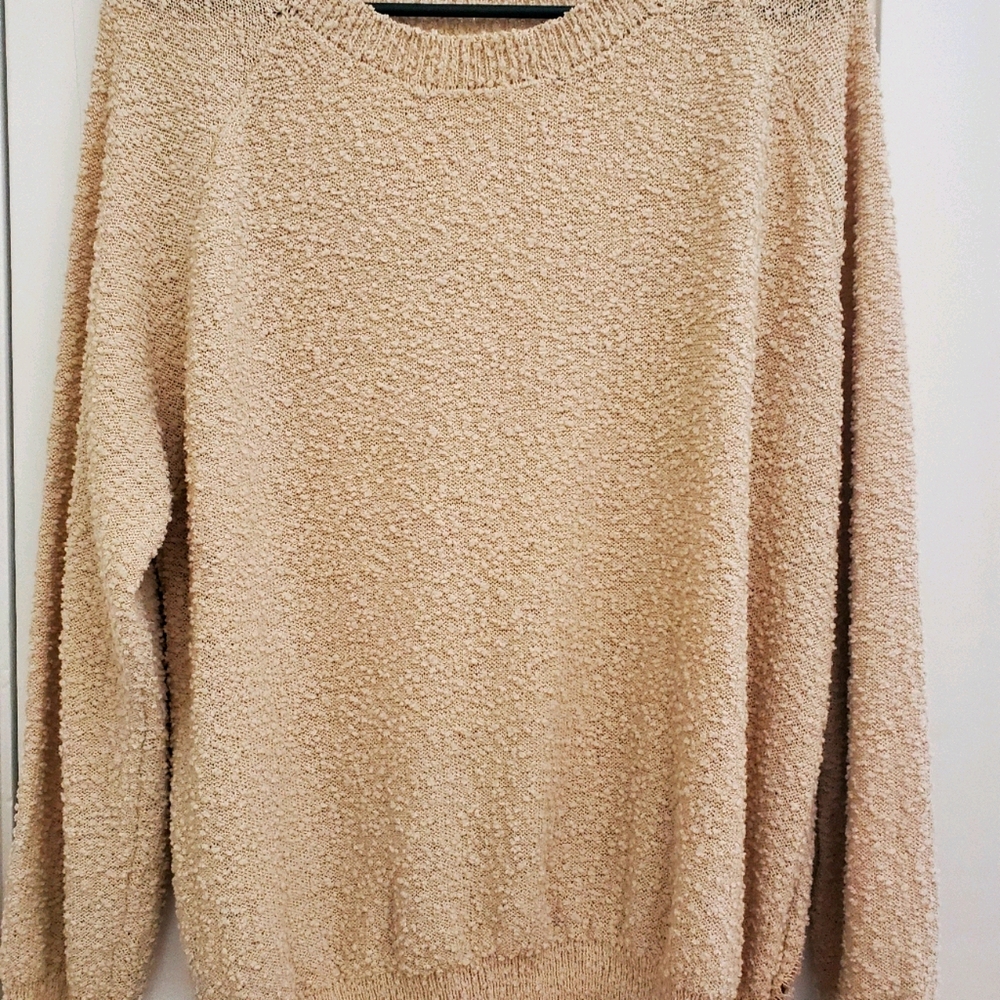 Cream sweater